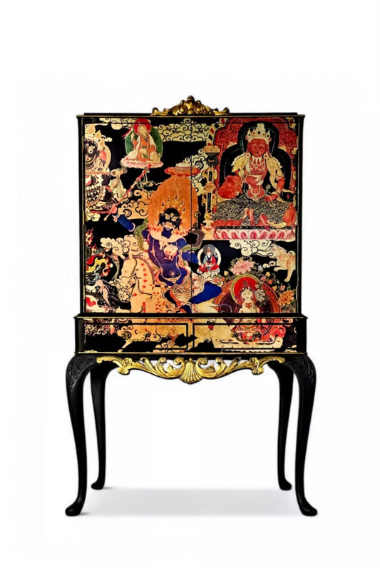 Tibetan Tapestry Cocktail Cabinet