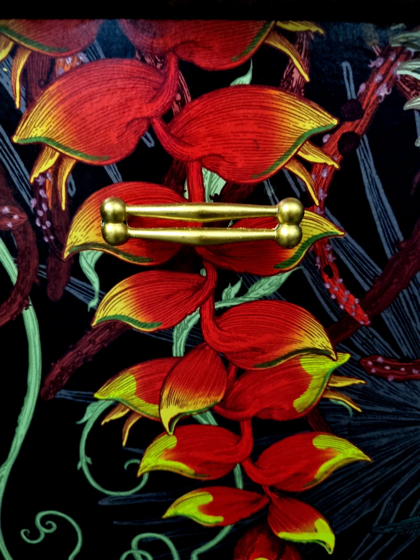 Luxury Upcycled Mid Century Sideboard / Cocktail Cabinet with Timorous Beasties