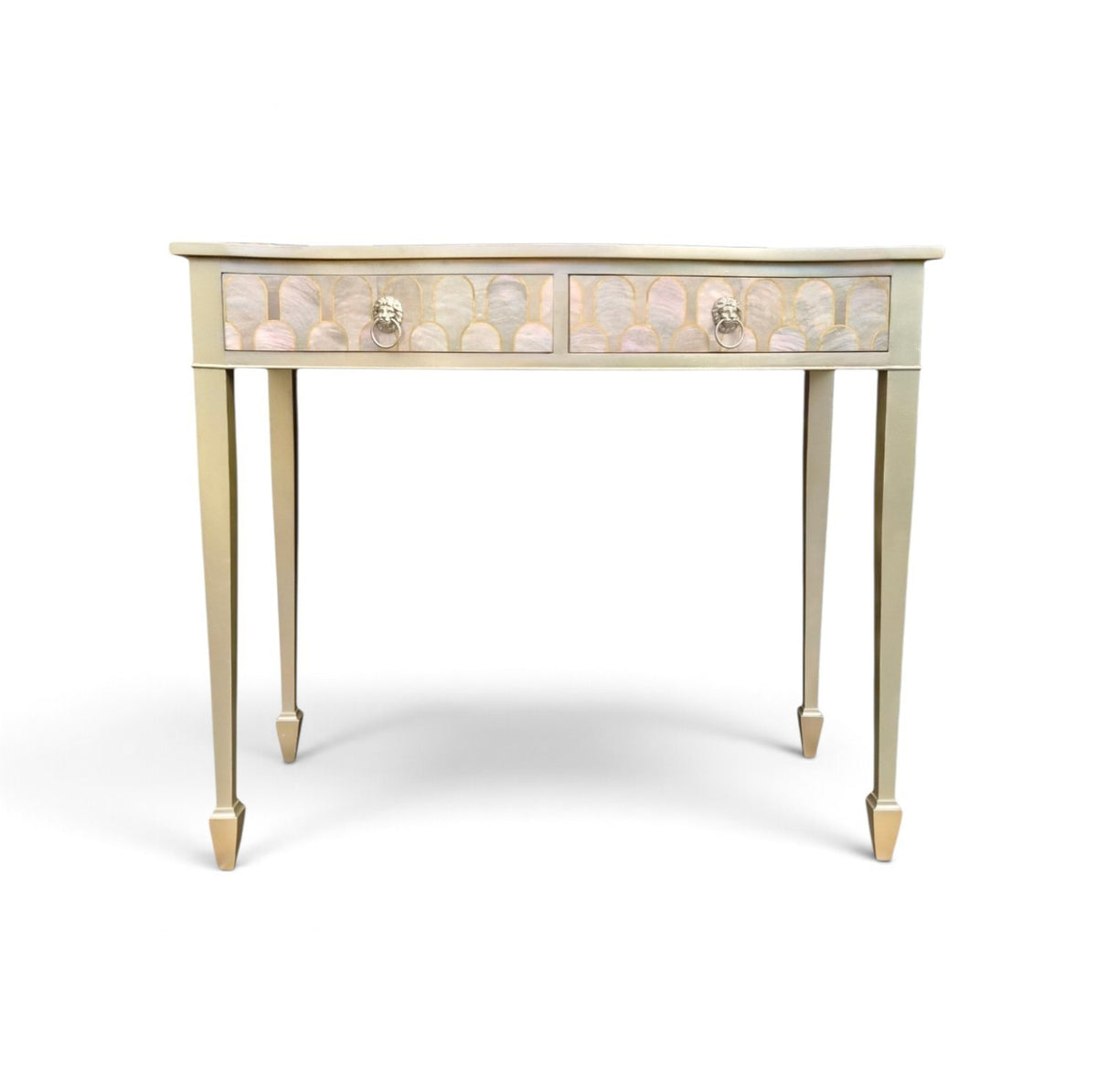 Vintage Table Console Side Hallway with Art Deco Bethan Gray Decoupage